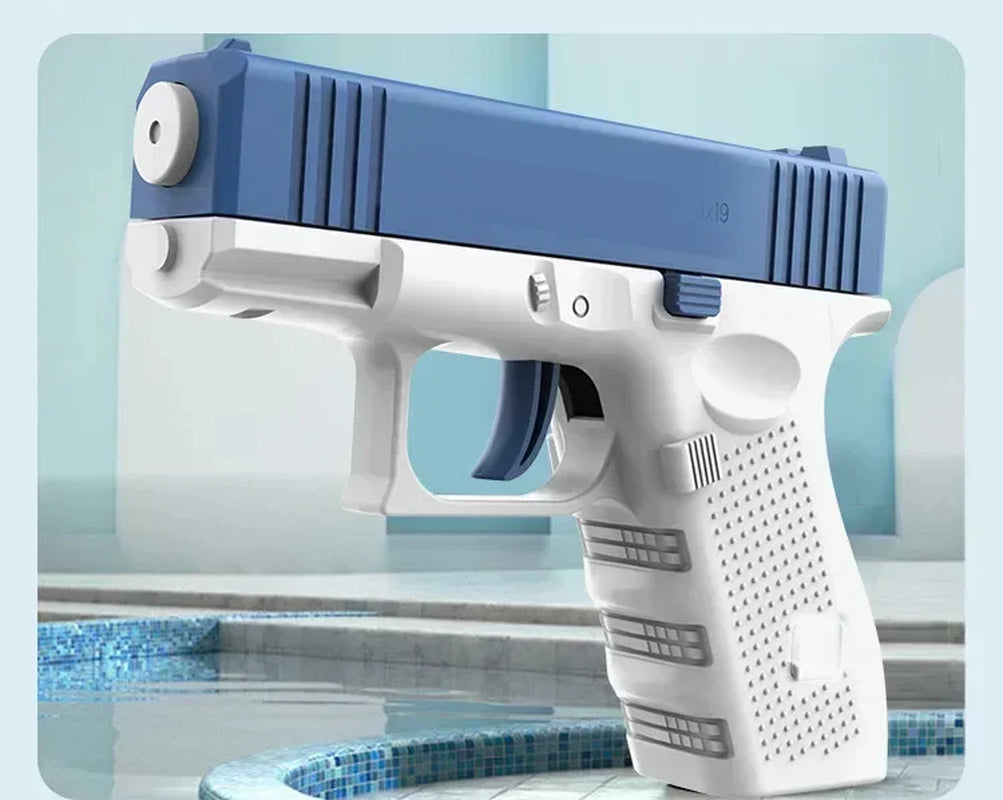 New Electric Automatic Water Gun with Light Sprays Water Continuously High-Pressure High-Speed Powerful Ice Blast Water Gun Toys