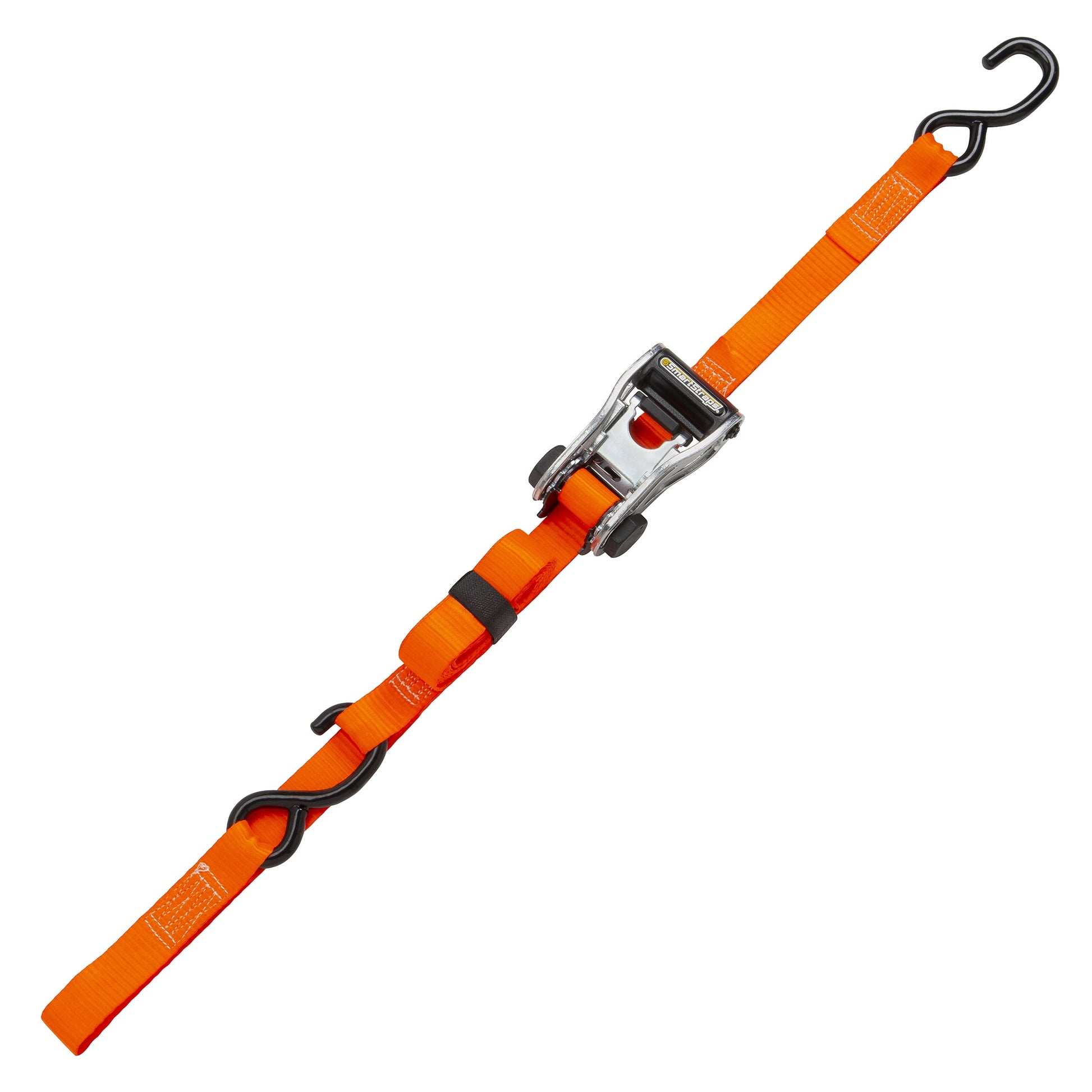 1-1/4 In. X 14 Ft. Orange Ratchetx Heavy Duty Ratchet Tie down Straps, Padded Handle, 1,000 Lb. Safe Work Load - 4 Pack